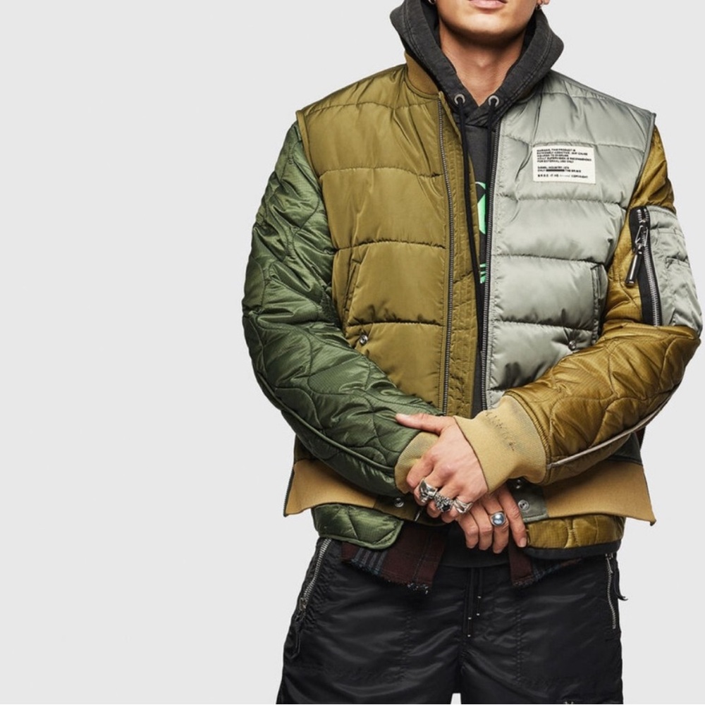 Diesel Men's W-Koslov Bomber/Puffer